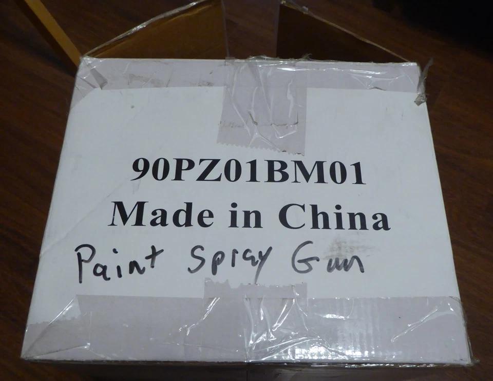 PAINT ZOOM PZ110 30 oz contenedor portátil alto volumen baja presión pulverizador SIN USAR Foto 1 de 4