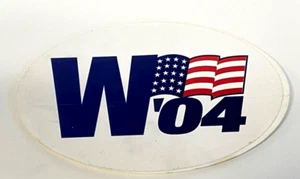 Vintage Goerge W. Bush Campaign Bumper Stick 2004 - Picture 1 of 3