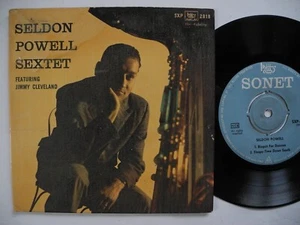 SELDON POWELL SEXTET Featuring Jimmy Cleveland EP 45 7" 1957 Sweden Sonet VG+ - Imagen 1 de 2