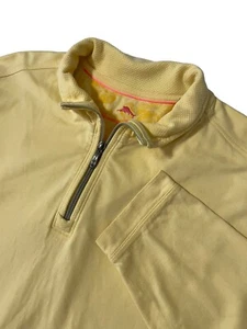 Tommy Bahama Herren Large Pima Baumwolle Modal Viertel Reißverschluss Langarm Poloshirt - Bild 1 von 8