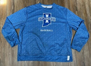 Indiana State Sycamores Baseball Sweatshirt - Men's Size 3XL - 100% Polyester - Picture 1 of 3