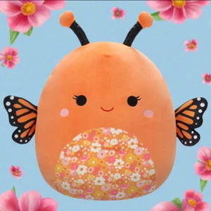 Squishmallows 40 cm Mony der orange Schmetterling Stofftier - Picture 1 of 24