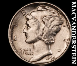 1944 Mercury Dime - Scarce High Grade Lustrous No Reserve #B9333 - Picture 1 of 2