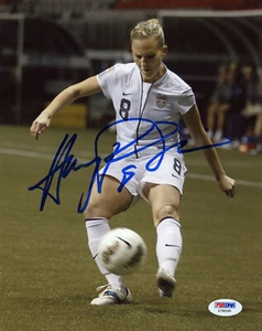 Amy Rodriguez Signed PSA/DNA COA Autographed 8X10 Women Soccer Photo Auto USWNT - Picture 1 of 3