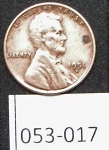 1951 D Lincoln 1 Cent Penny über unzirkuliert - Bild 1 von 2