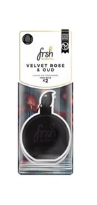 2er Pack FRSH 2D Auto Lufterfrischer VELVET ROSE & OUD inspiriert von Jo Malone.. - Bild 1 von 2