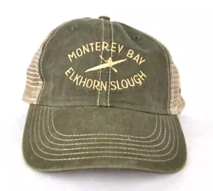 *MONTEREY BAY ELKHORN SLOUGH* Camionero de kayak de mar malla suave gorra gorra sombrero - Imagen 1 de 3