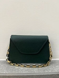 Portachiavi Originale Rolex Borsa Verde - Green Bag Rolex Leather Keyring - Imagen 1 de 1