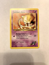 Sabrina's Abra - MINT - 91/132 - Gym Heroes Pokémon Card TCG