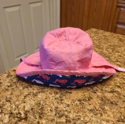 Шляпа уличная Pottery Barn Kids для младенцев девочек 6-12 месяцев с полями розовая ведро - Изображение 1 из 4