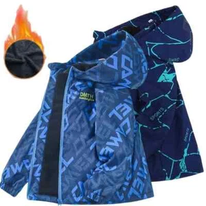 Boys Jacket Thick Winter Waterproof Jackets for Kids Warm Boy's Windbreaker Coat - Picture 1 of 30