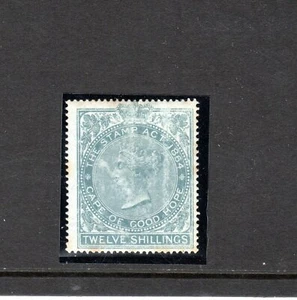 CAPE OF GOOD HOPE REVENUE STAMP 12 SHILLINGS 12/-  STAMP South Africa light m/m - Picture 1 of 1