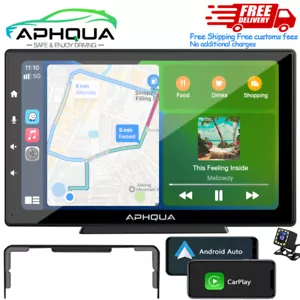 Aphqua 2024 Newest 7Inch IPS Touchscreen LED Wireless Apple Carplay Android Auto - Picture 1 of 10