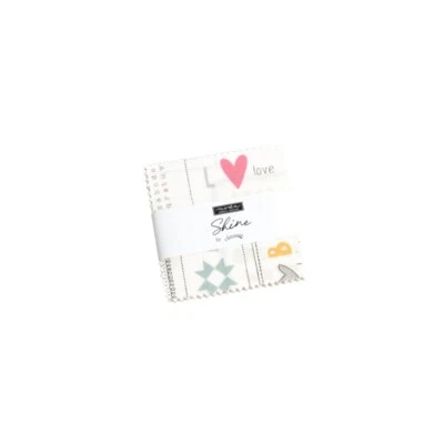 Moda Fabrics Mini Charm Pack - Shine by Sweetwater  - 2 1/2 ins squares - Image 1 of 4