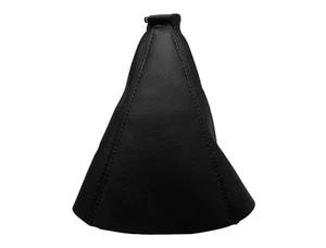 KIA SORENTO II (2009-2012) Soufflet Levier De Vitesse 100% Cuir - Couture Noir - Picture 1 of 1