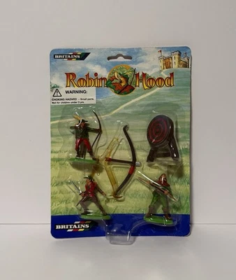 1995 Britains Petite Deetail #7831 Robin Hood Set MOC Merry Men - Image 1 of 2