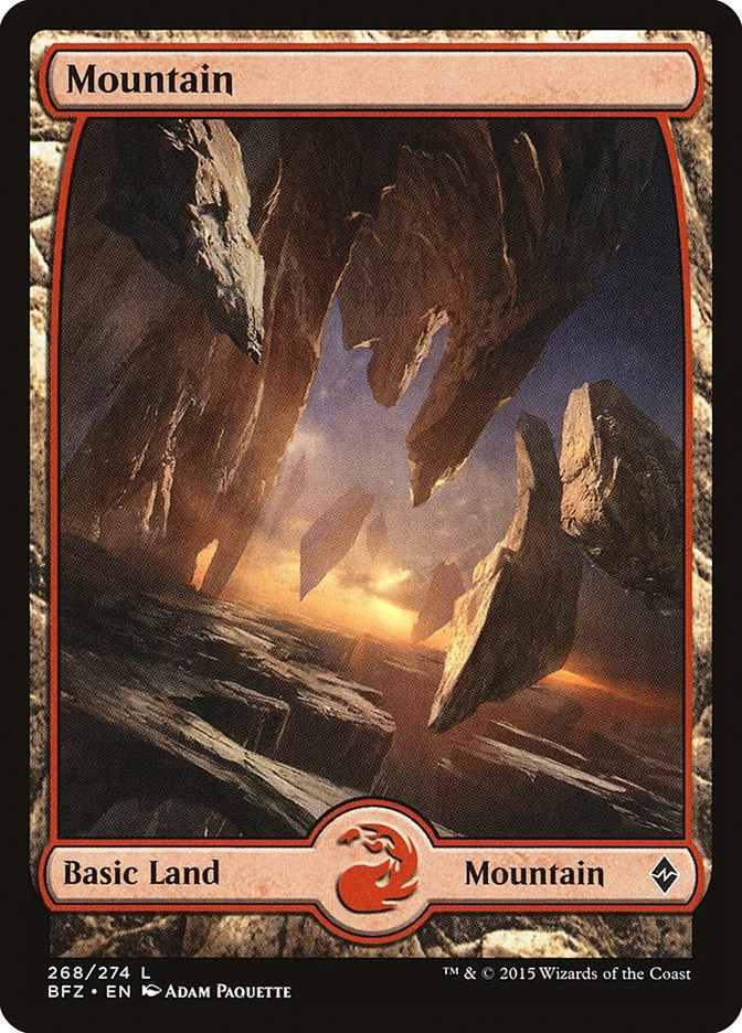 MTG Mountain (#268) - Battle for Zendikar #268 - Image 1 of 1