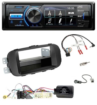 JVC Bluetooth Lenkrad USB DAB Autoradio für Kia Soul 2017-2019 schwarz Display - Bild 1 von 4