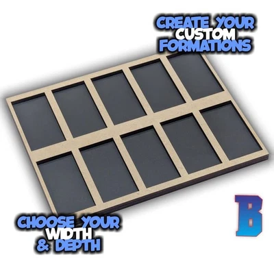 25mm x 50mm to 30mm x 60mm Magnetic Adaptor Converter Tray Wargaming Miniatures - Image 1 of 2