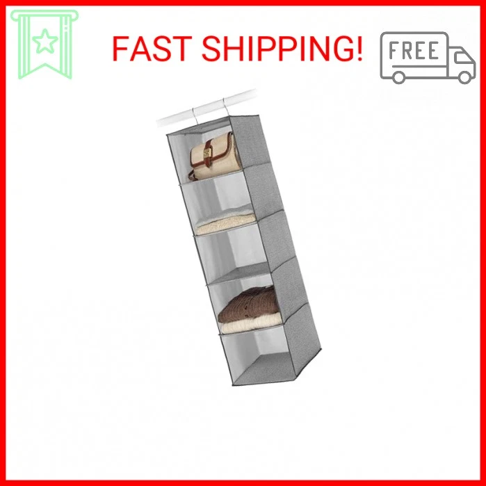 Whitmor Hanging Accessory Shelves 5 Easy Access Shelves A1