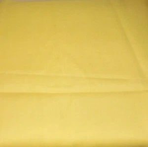 Fabric Remnant Natural Fiber Linen Texture 1 Yard 44 Inches Wide Yellow - Picture 1 of 2