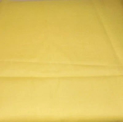 Fabric Remnant Natural Fiber Linen Texture 1 Yard 44 Inches Wide Yellow - Image 1 of 2