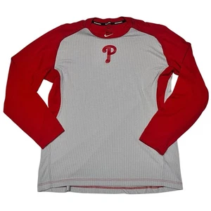 Philadelphia Phillies XL Langarm Nike Baseball Dri-Fit Shirt MLB Herren Jungen - Bild 1 von 8