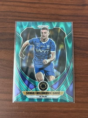 Sergej Milinkovic-Savic 2025 Panini Prizm FIFA Club World Cup Teal /49 #17 - Image 1 of 2
