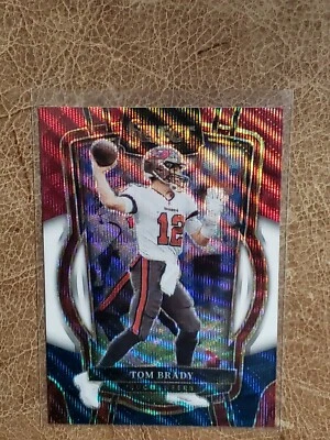 2022 Select Tom Brady Tri Color Club Level  34/149 TB12 Tampa Bay Buccaneers - Image 1 of 2