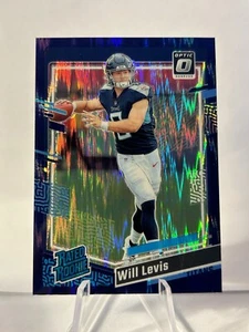 2023 Donruss Optic Will Levis Rookie RC Purple Shock Prizm #298 Titans - Picture 1 of 2