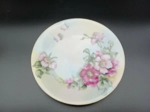 1890’s-1900's T&V Limoges France Hand-Painted Plate Floral Design 7.5" Plate - Picture 1 of 4