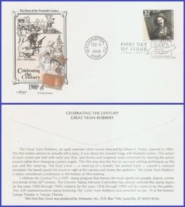 USA3 #3182c U/A ARTMASTER FDC   1900 Great Train Robbery - Bild 1 von 1