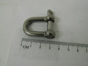 Moschettone Grillo dritto acciaio inox Ø 6 mm nautica bc129 - Foto 1 di 1