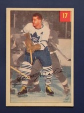 1954-55 Original Vintage Parkhurst Hockey Card Harry Watson #17
