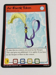 Air-Faerie Token 97/234 Neopets TCG 2003 NM - Picture 1 of 2