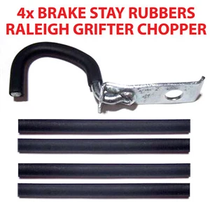 RALEIGH GRIFTER CHOPPER BRAKE STAY RUBBER TUBE SHEATHS x4 - Picture 1 of 1