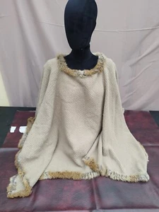 Womens beige Shawl Soyaconcept Fur Trims - Picture 1 of 6