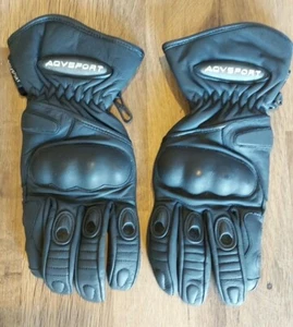 AGV Sport Motorcycle Leather Black Gloves SP700 CLEARANCE Medium BC22465 - Picture 1 of 2