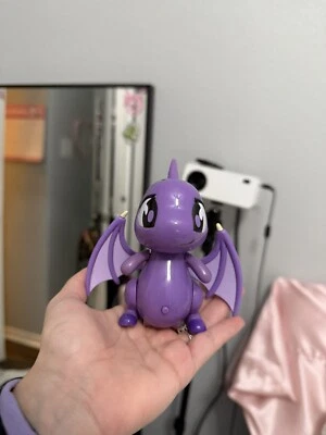 Figura de juguete interactiva Neopets púrpura SHOYRU Dragon Thinkway 2002 no probada Foto 1 de 4