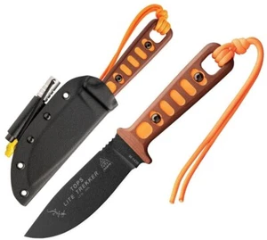 TOPS Lite Trekker Survival Fixed Knife 4.25" 1095HC Steel Blade Micarta Handle - Picture 1 of 7