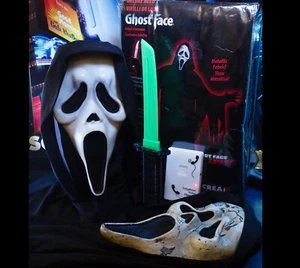 (BUNDLE) Scream Ghostface Costume Masks and Voice Changer Replica. - Picture 1 of 4