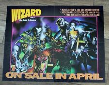 Wizard #21 1993 Youngblood Rob Liefeld Jae Jim Lee Mcnabb PROMO Poster VF
