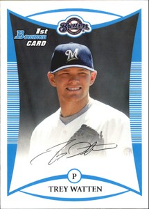 2008 (BREWERS) Bowman Draft Prospects #BDPP27 Trey Watten DP