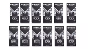 Montezuma's Absolute Black 100% Cocoa Chocolate 90g - 12 pack - Picture 1 of 7