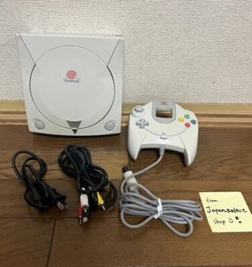 SEGA Dreamcast Console White HKT-3000 Console Controller 100V TV Game - Picture 1 of 1