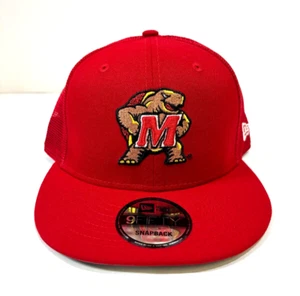 Maryland Terrapins NCAA NE Classic Trucker Snapback Hat~ Red - Picture 1 of 5