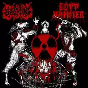 GOTTHAMMER/GOATCORPSE Split MCD Caveman Cult Revenge Prehistoric War Cult - Imagen 1 de 1
