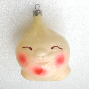 Antique Vintage USSR Glass Christmas Tree Ornament Xmas Toy Decoration Kolobok - Picture 1 of 5