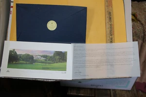 2011 USGA Congressional Golf Print 111th U.S. Open Championship Blue No. 18 - Picture 1 of 3