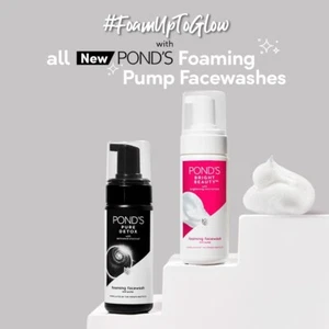 Pond's Pure Detox Foaming Pump Facewash For With Activated Charcoal 150ml / FS - Picture 1 of 1